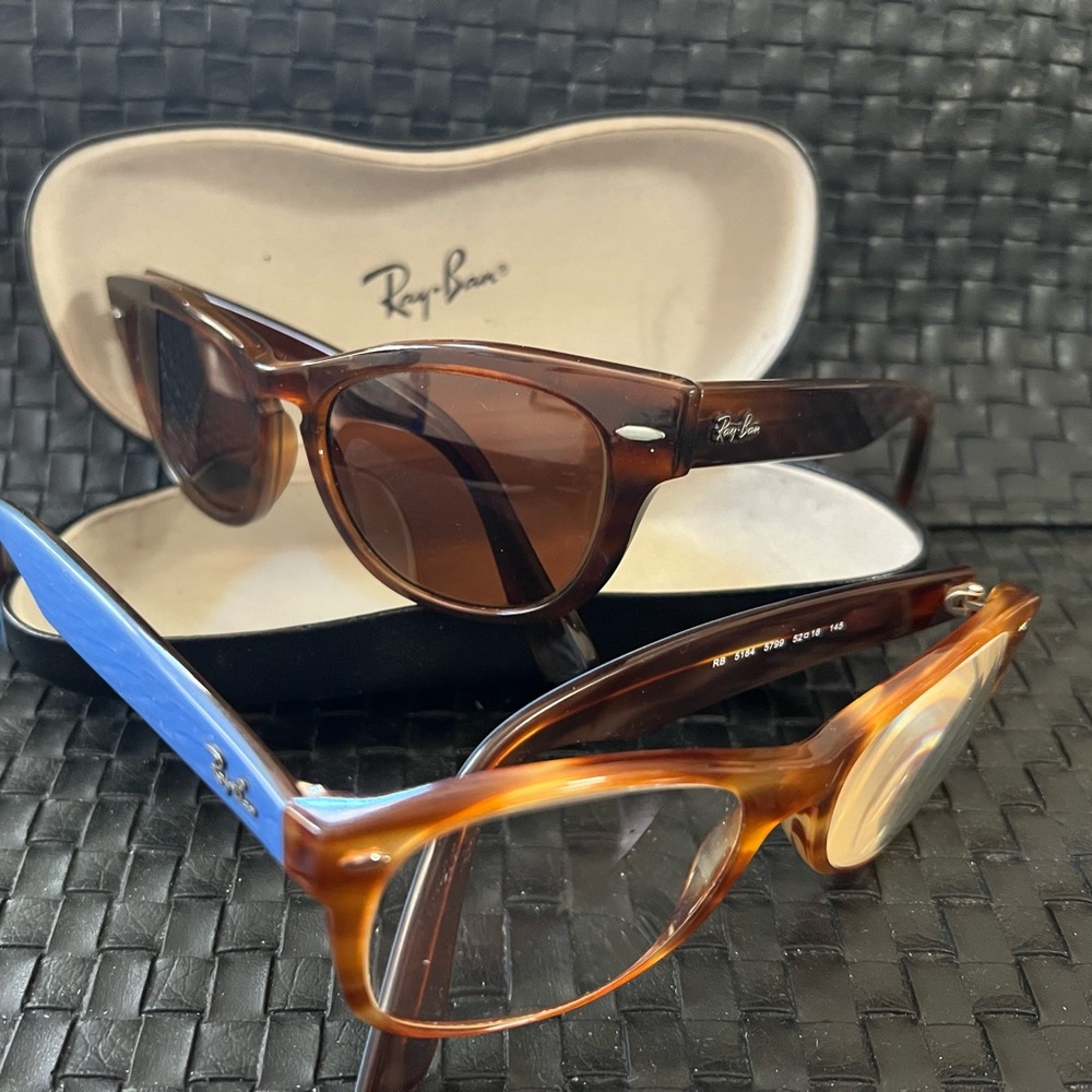 Ray-Ban Brown and Blue Women's Glasses